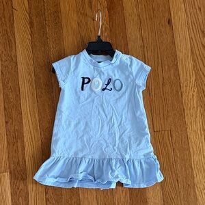 Polo by Ralph Lauren Sky Blue Kids Polo Dress